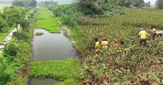 এলাকাবাসীর স্বেচ্ছাশ্রমে প্রাণ ফিরলো শালিখার কানুদহ খালে